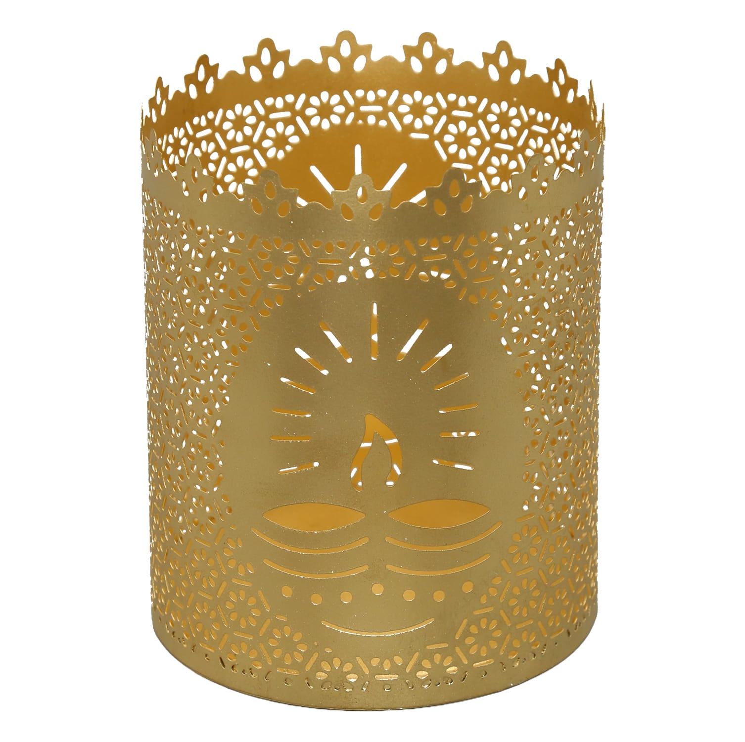 Gold Votive Candle Holder
