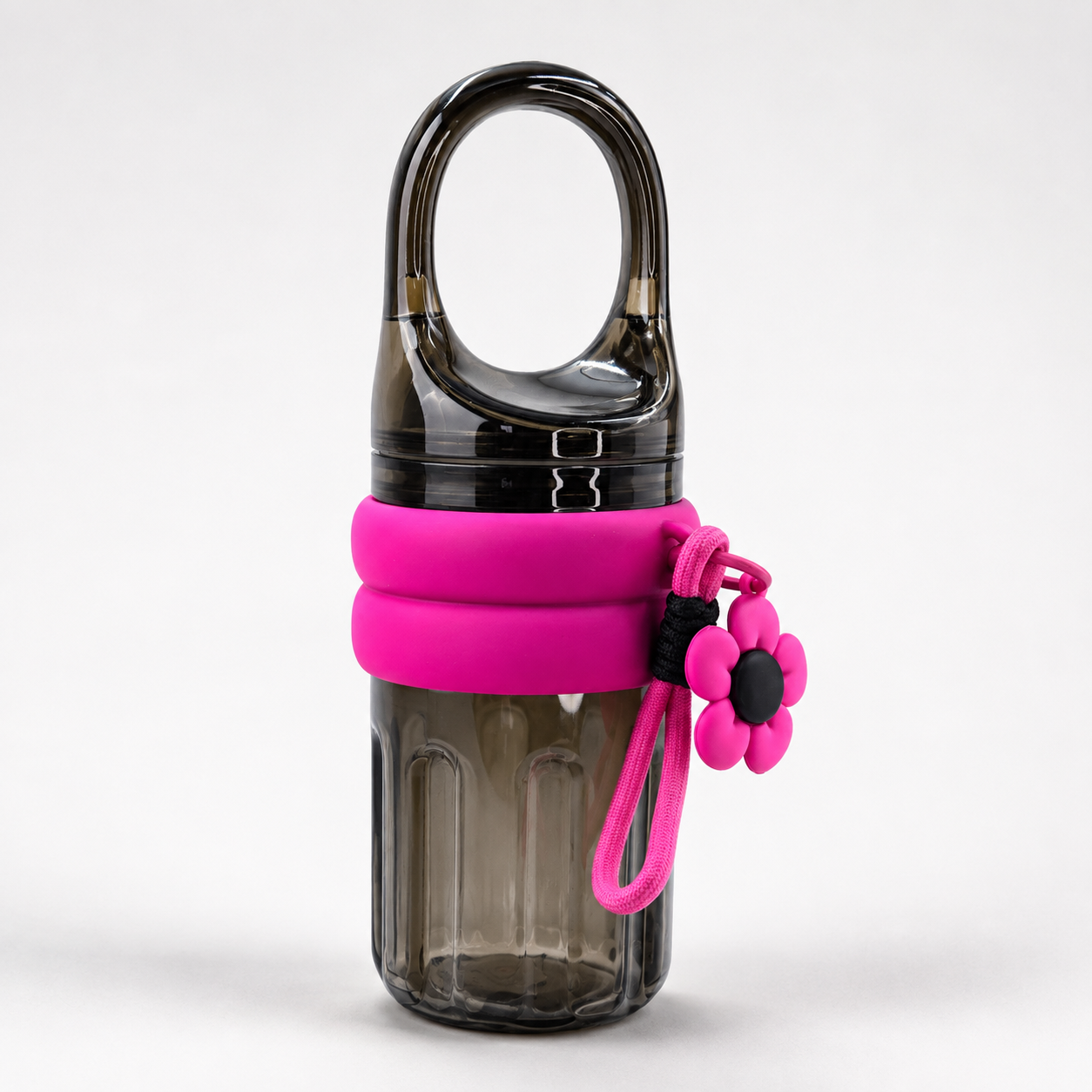 Transparent Water Bottle with Handle
