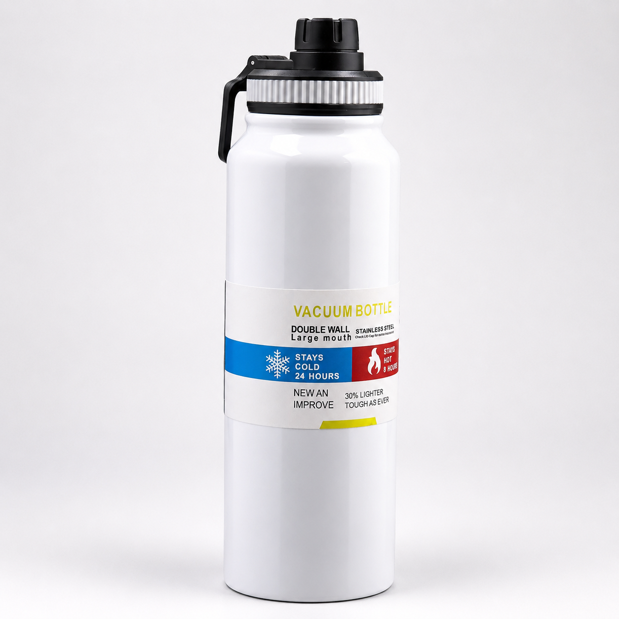Stainless steel sport vaccum bottle 1litre