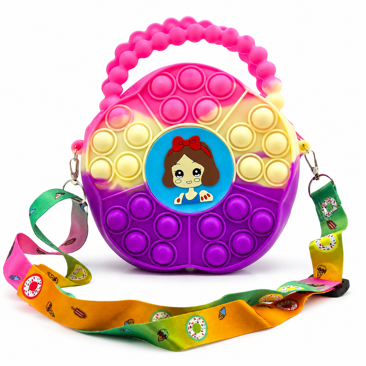 Kid's Pop It Silicone Sling Bag (Multicolour) thumb 4