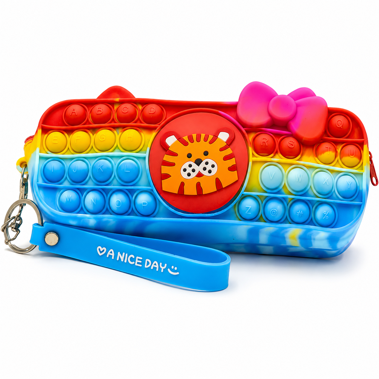 Kid's Pop It Silicone Pouch (Multicolour)