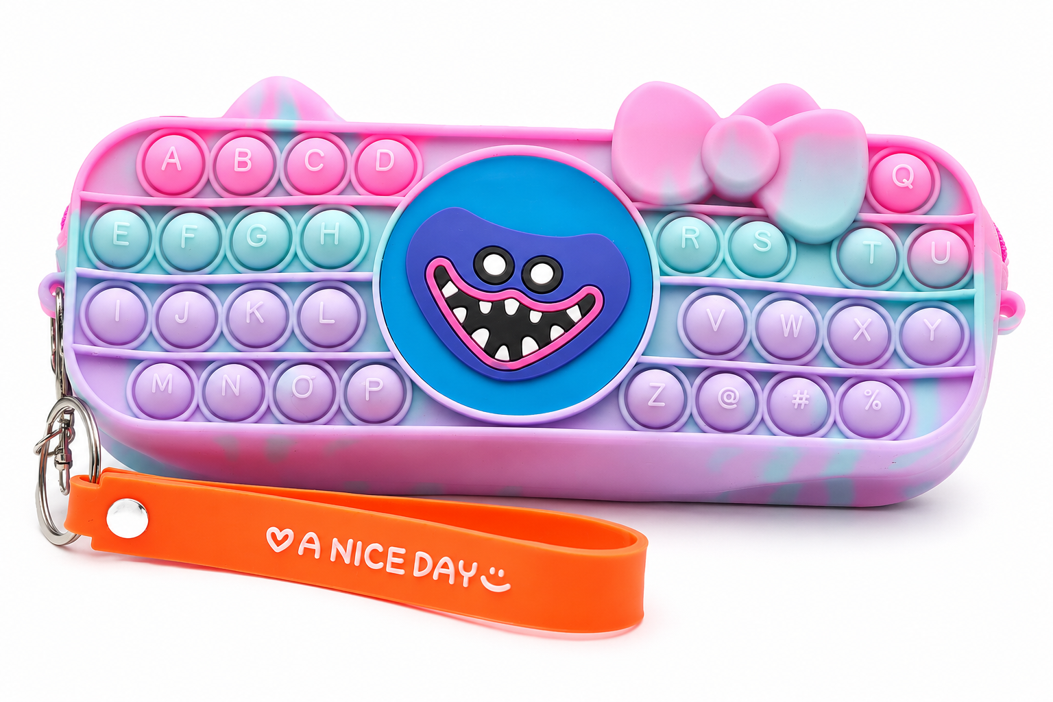 Kid's Pop It Silicone Pouch (Multicolour)