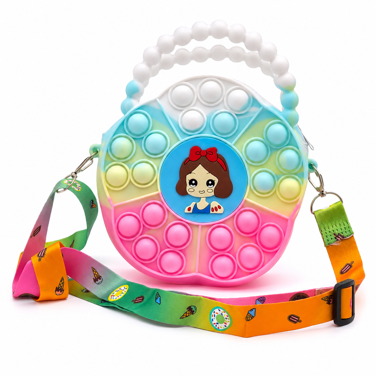 Kid's Pop It Silicone Sling Bag (Multicolour)
