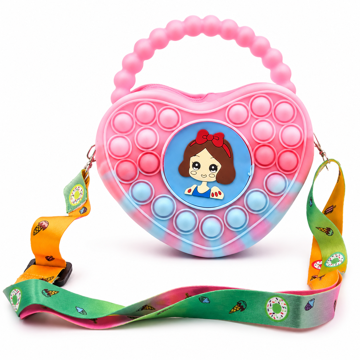 Kid's Pop It Silicone Sling Bag (Multicolour) thumb 2