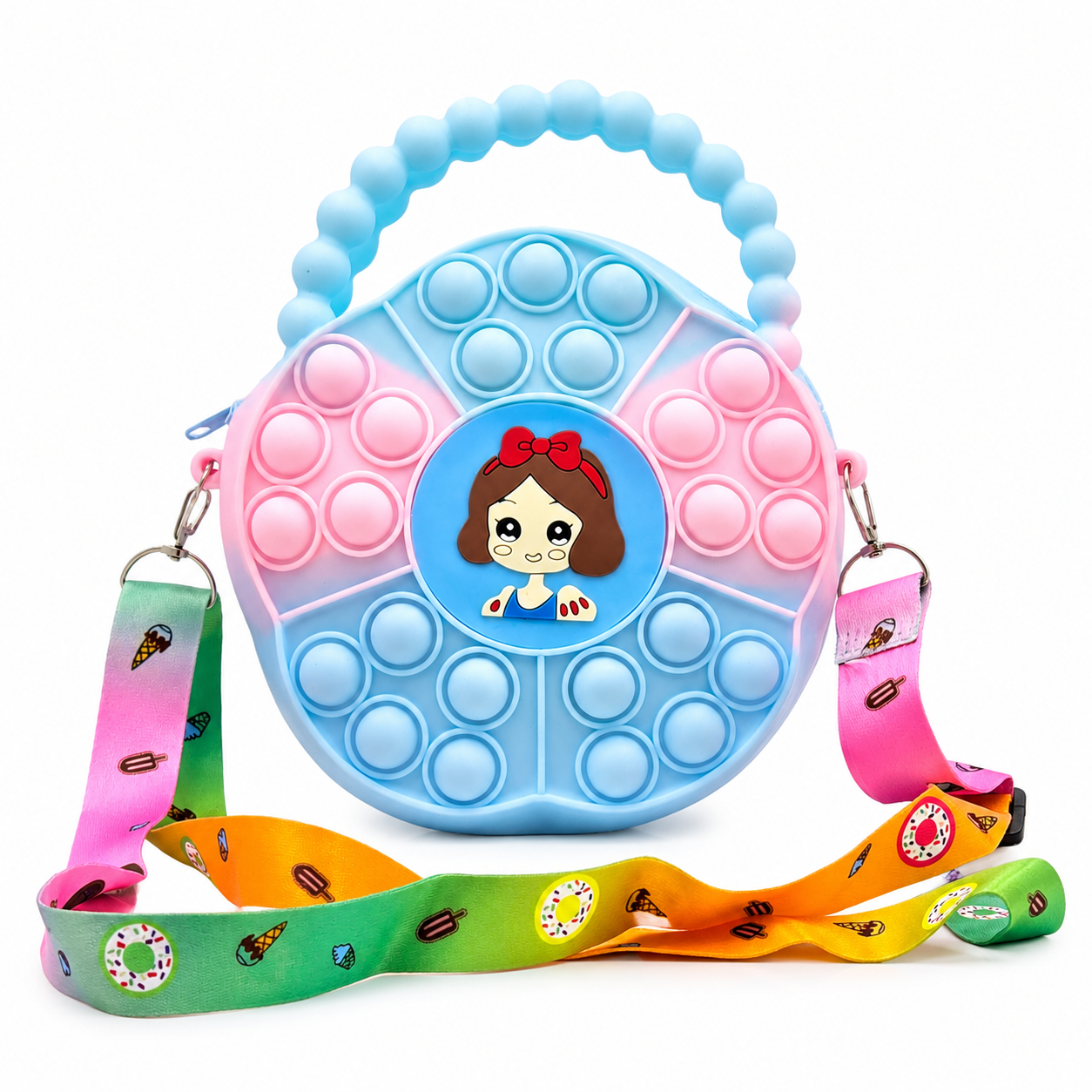 Kid's Pop It Silicone Sling Bag (Multicolour) thumb 3