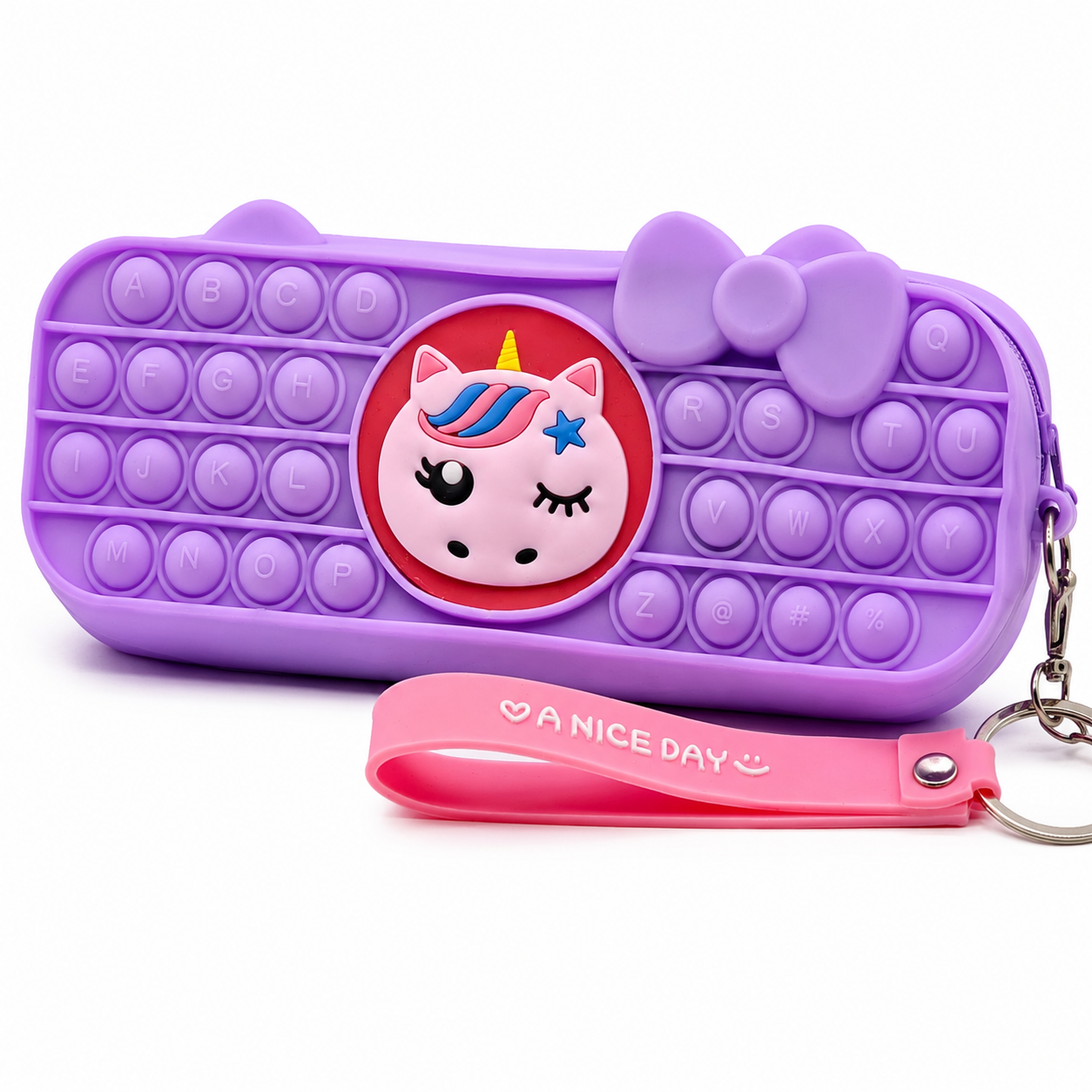 Kid's Pop It Silicone Pouch (Multicolour)